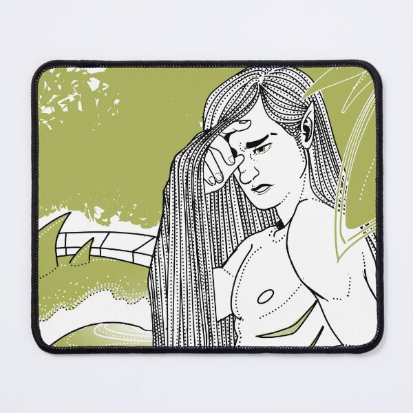 Item preview, shark mermaid in a pool designed and sold by LeBakarau.