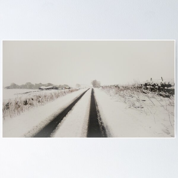 Item preview, Winter road, Northumberland, UK designed and sold by HAPhotography.