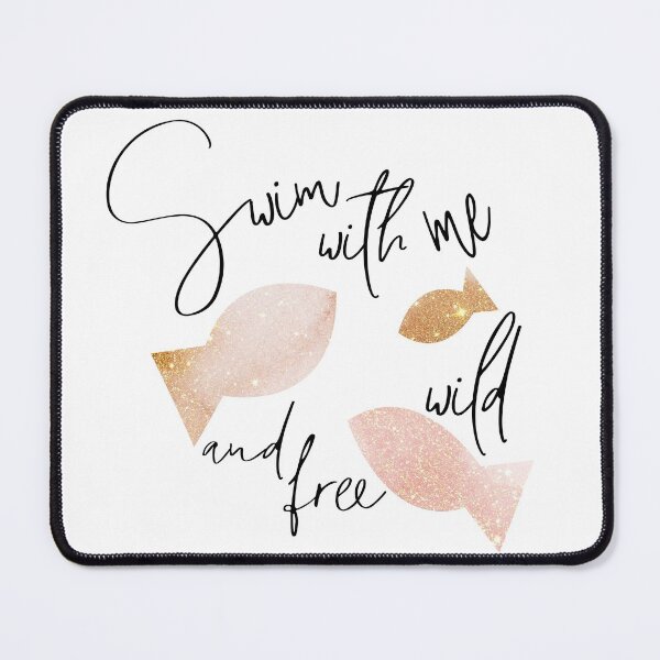 Item preview, Calling all wild open water swimming, winter bathers.  Born to swim elegant design for swimmer lovers.  Caroline Laursen Original designed and sold by Caroline Laursen.