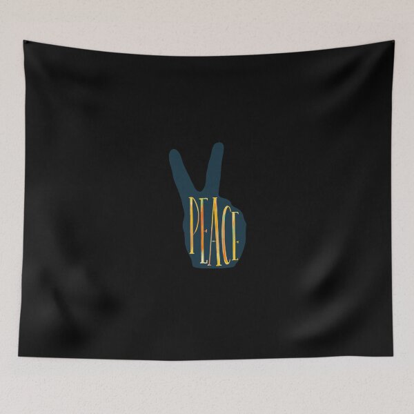 Item preview, Peace Hand Sign Peace Love Freedom Hippie Gift designed and sold by Hyper-Field.