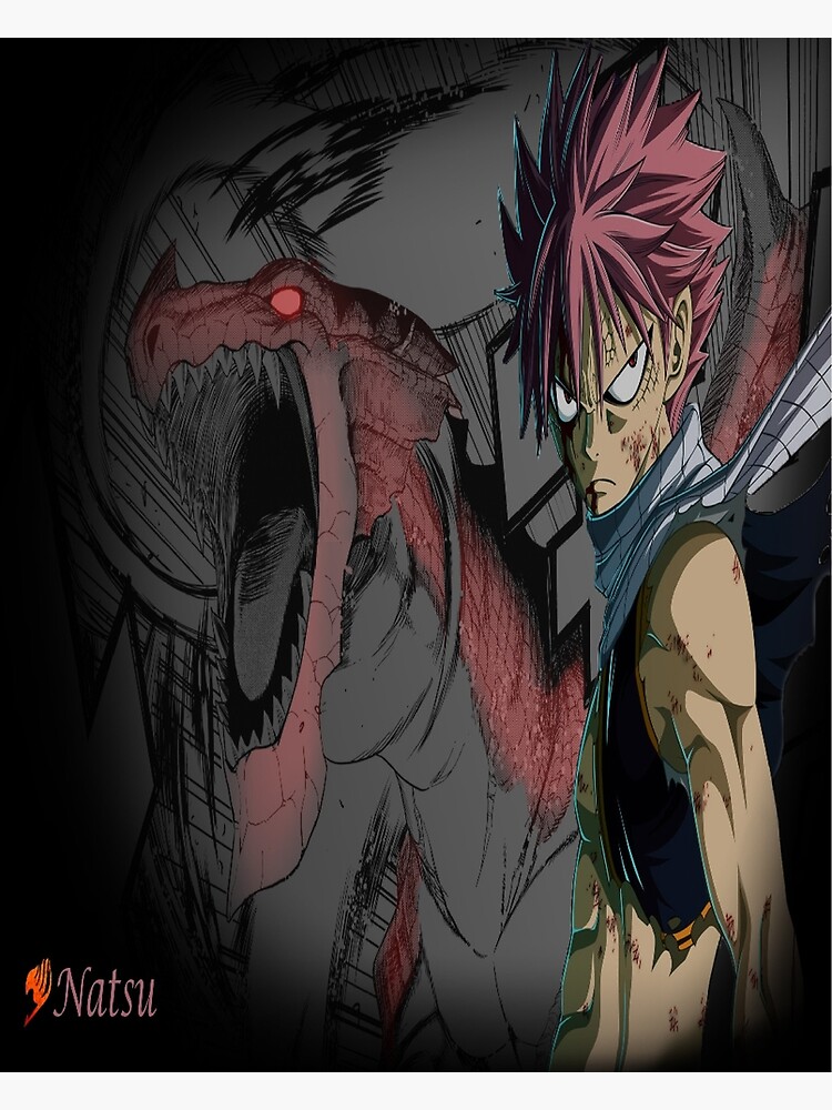 Natsu Dragneel Dragon Cry Poster by matthieu jouannet