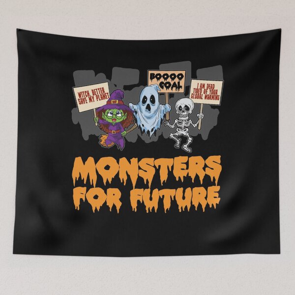 Item preview, Monsters For Future Climate Activist Halloween  designed and sold by Moonpie90.