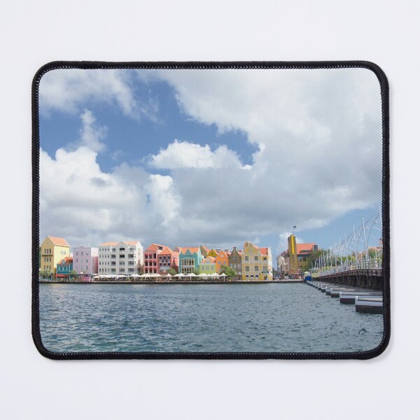 Item preview, Handelskade and Queen Emma Bridge, Willemstad, Curacao designed and sold by Kasia Design.