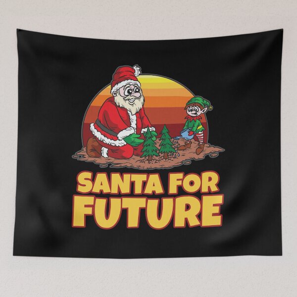 Item preview, Santa For Future Global Warming Activist Christmas designed and sold by Moonpie90.