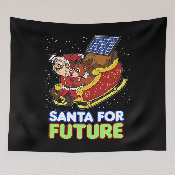 Item preview, Santa For Future Solar Panel Sleigh designed and sold by Moonpie90.