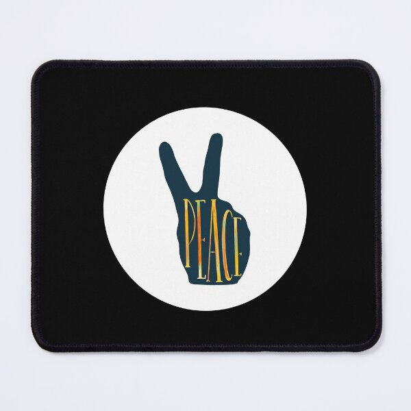 Item preview, Peace Hand Sign Peace white Love Freedom Hippie Gift designed and sold by Hyper-Field.