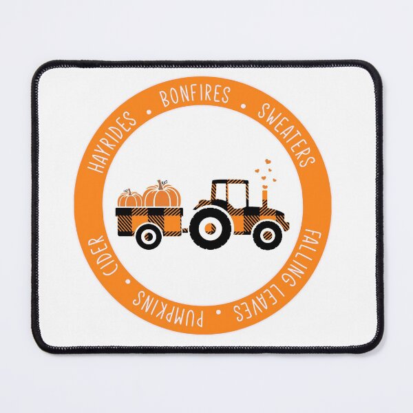 Item preview, Plaid farm tractor fall, hayrides, bonfires, sweaters, falling leaves, pumpkins, cider - Fall mama designed and sold by Designs Of all kinds.