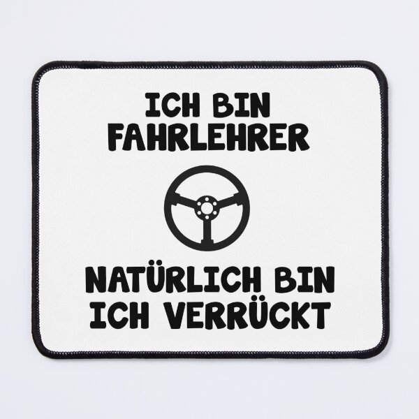 Item preview, Driving Instructor Driving School Instructor Steering Wheel Crazy designed and sold by Onorato Bellgardt.