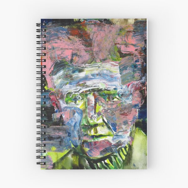 Item preview, EMIL CIORAN acrylic and watercolor portrait designed and sold by lautir.