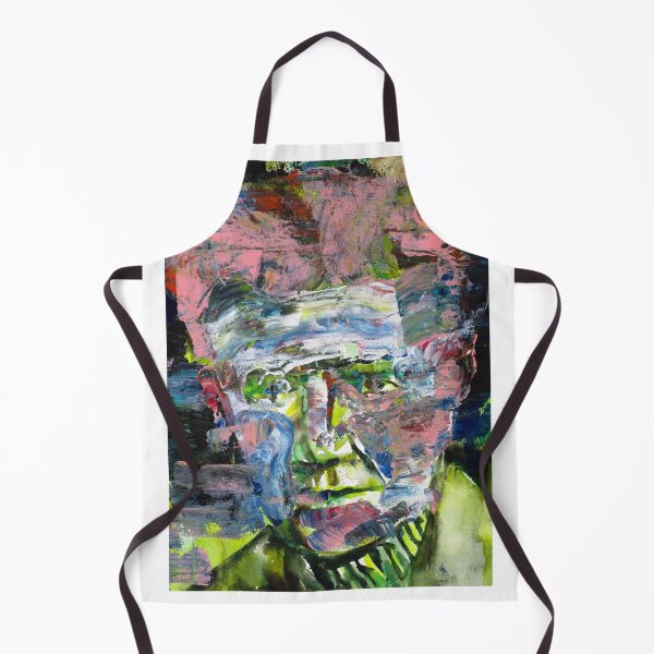 Item preview, EMIL CIORAN acrylic and watercolor portrait designed and sold by lautir.