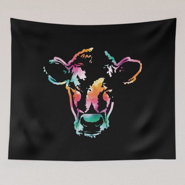 Item preview, Cow Art Head Gift Watercolor  designed and sold by AronJohanna1.