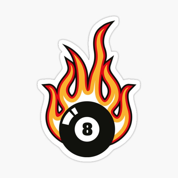 Billiards Ball Snooker Sticker