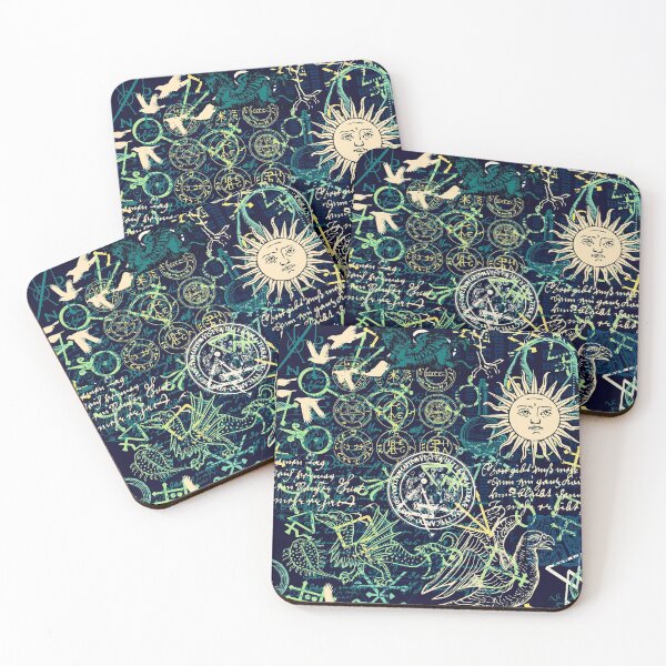 Item preview, Alchemy and magic, blue, green, yellow designed and sold by yulia-rb.