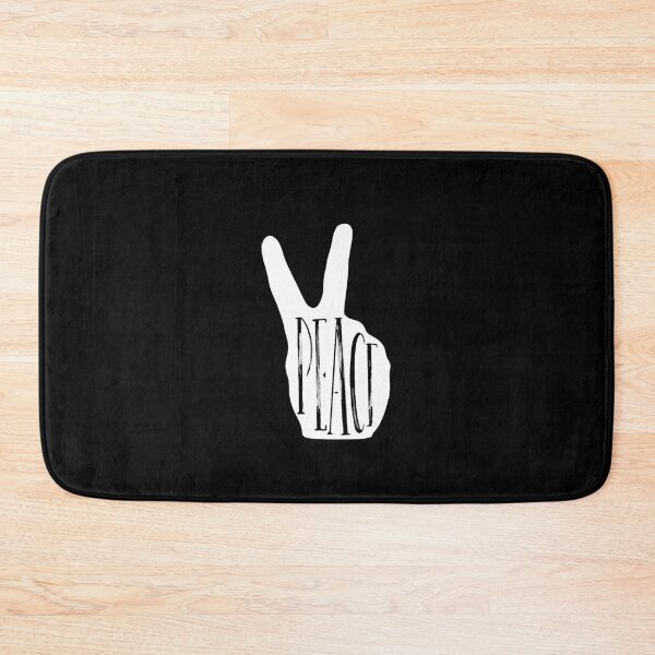 Item preview, Peace Hand Sign Peace white & black Love Freedom Hippie Gift designed and sold by Hyper-Field.