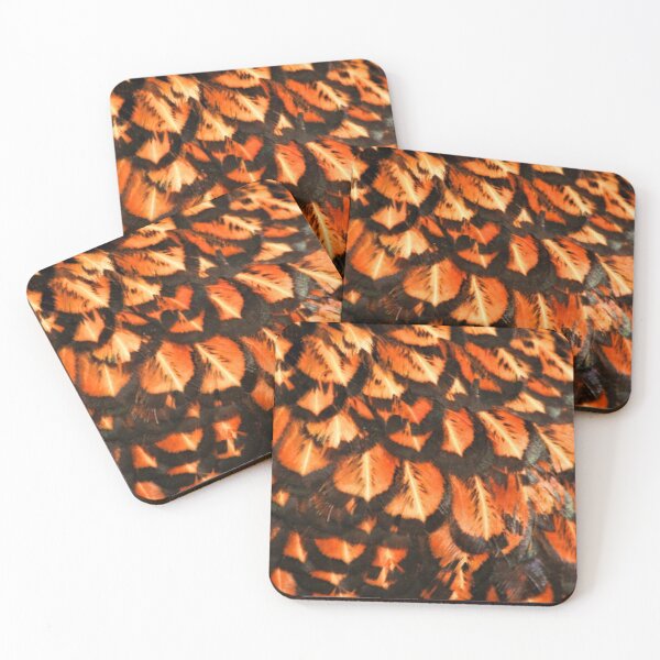 Item preview, Golden Feather Skin Pattern Bed Sheet Design designed and sold by PodiShawna.