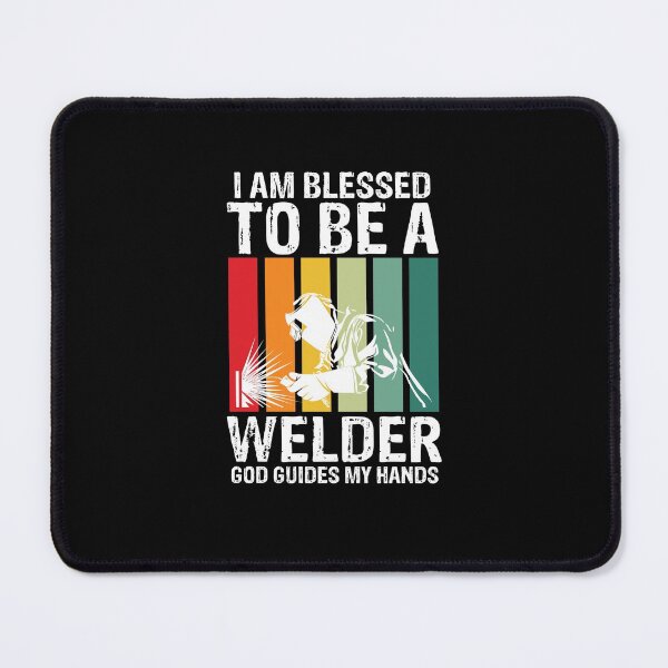 Item preview, I am blessed to be a welder god guides my hands Funny Welder Club designed and sold by patroart.
