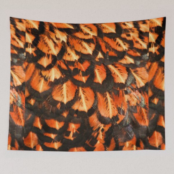 Item preview, Golden Feather Skin Pattern Bed Sheet Design designed and sold by PodiShawna.