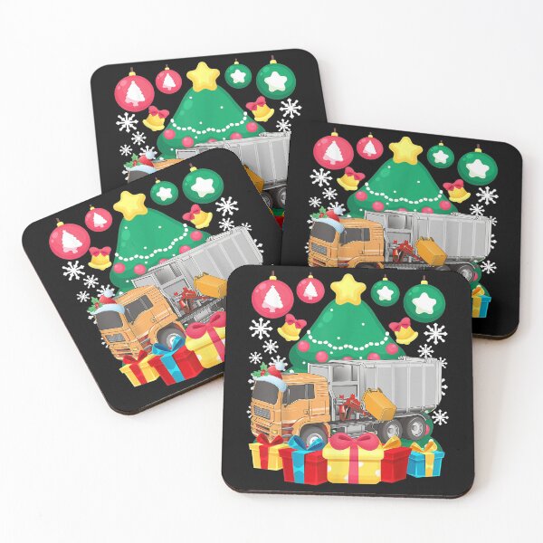 Item preview, Garbage Truck Christmas Tree Lights Ornaments Xmas designed and sold by lishakaren.