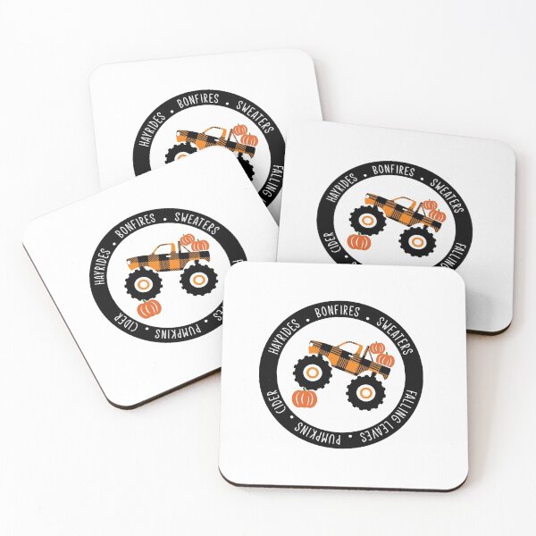 Item preview, Plaid monster truck fall, hayrides, bonfires, sweaters, falling leaves, pumpkins, cider - Fall mama designed and sold by Designs Of all kinds.