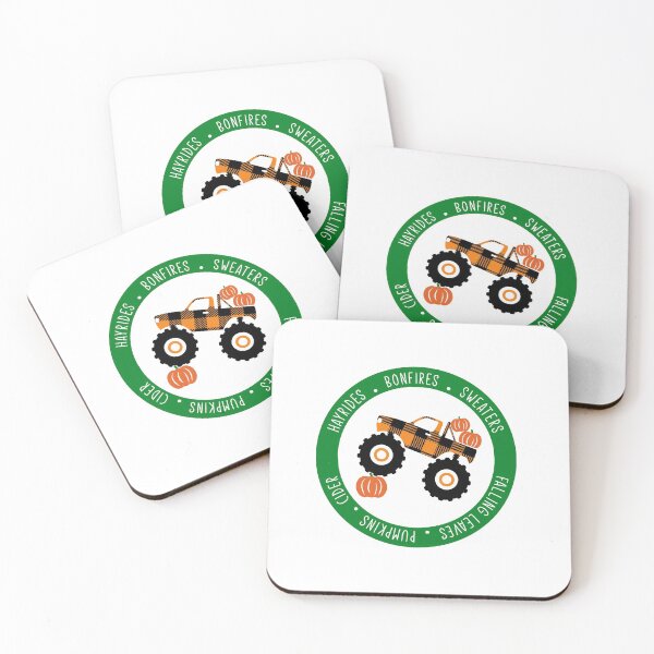 Item preview, Plaid monster truck fall, hayrides, bonfires, sweaters, falling leaves, pumpkins, cider - Fall mama designed and sold by Designs Of all kinds.