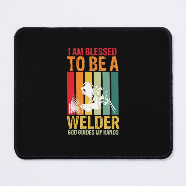 Item preview, I am blessed to be a welder god guides my hands Funny Welder Club designed and sold by patroart.