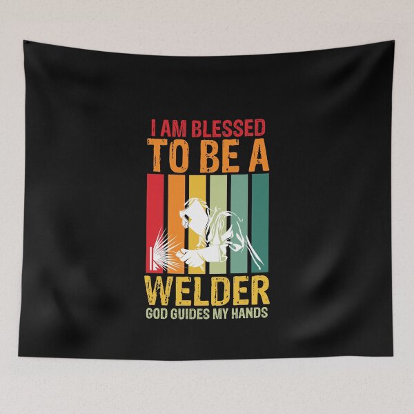 Item preview, I am blessed to be a welder god guides my hands Funny Welder Club designed and sold by patroart.