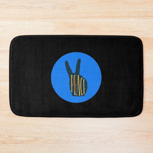 Item preview, Peace Hand Sign Peace blue Love Freedom Hippie Gift designed and sold by Hyper-Field.