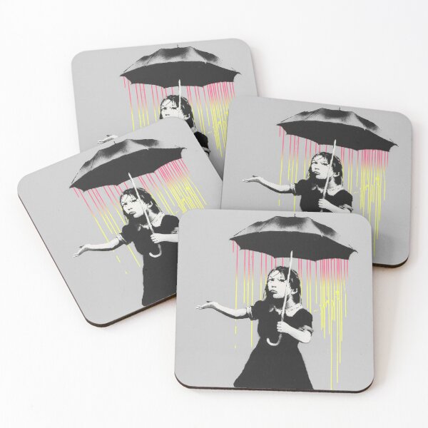 Item preview, Banksy Nola Umbrella Girl Art designed and sold by SharpWallArts.