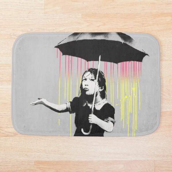Item preview, Banksy Nola Umbrella Girl Art designed and sold by SharpWallArts.