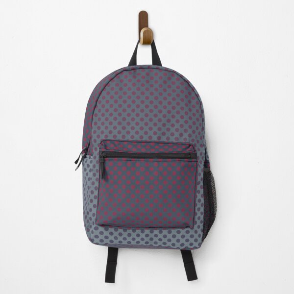 Item preview, Deep burgundy red and grey ombre polka dots pattern designed and sold by Blacklinesw9.