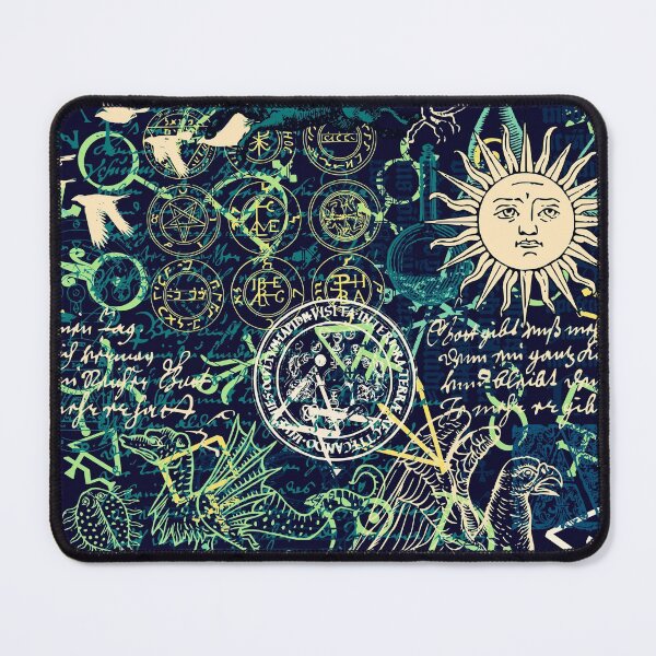 Item preview, Alchemy and magic, blue, green, yellow designed and sold by yulia-rb.