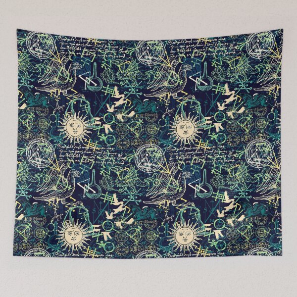 Item preview, Alchemy and magic, blue, green, yellow designed and sold by yulia-rb.
