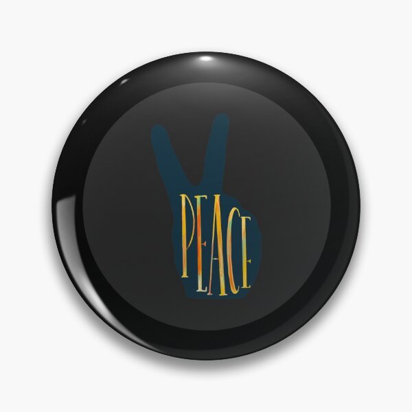 Item preview, Peace Hand Sign Peace dark Love Freedom Hippie Gift designed and sold by Hyper-Field.