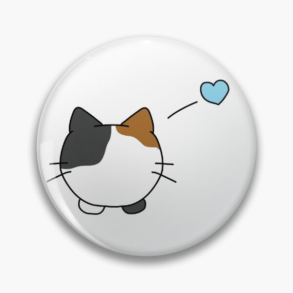 Item preview, Simple Kitten (With Blue Heart) designed and sold by STUDIO-72.