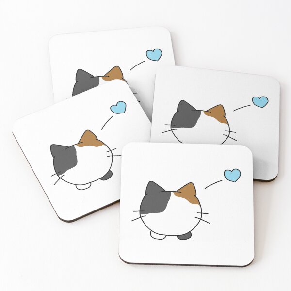 Item preview, Simple Kitten (With Blue Heart) designed and sold by STUDIO-72.