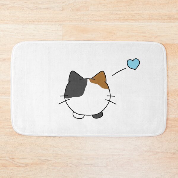 Item preview, Simple Kitten (With Blue Heart) designed and sold by STUDIO-72.