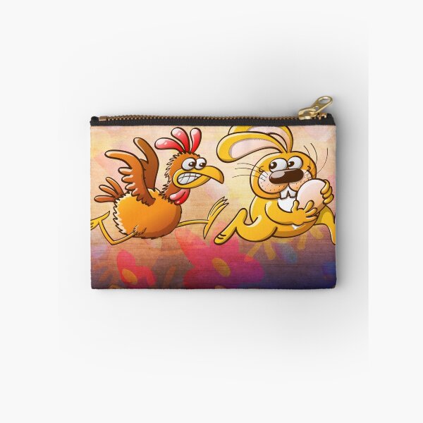 Item preview, Easter Bunny Stealing an Egg from a Furious Hen designed and sold by Zoo-co.