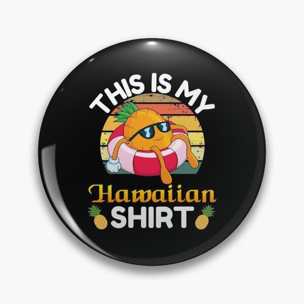 Item preview, This Is My Hawaiian Shirt Cute Floating Tropical Pineapple designed and sold by RGRamsey.