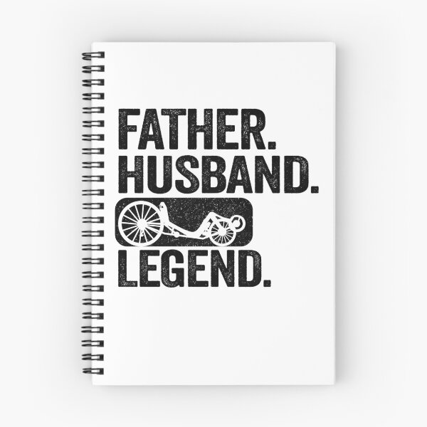 Item preview, Father Husband Recumbent Legend Funny Recumbent Bike designed and sold by Stronzi.