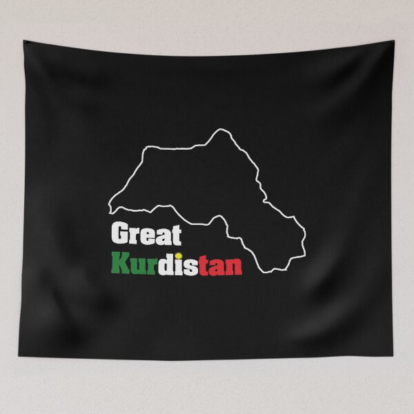 Item preview, all kurdistan parts + Great kurdistan map + kurdistan text designed and sold by Kurdish T-shirt.