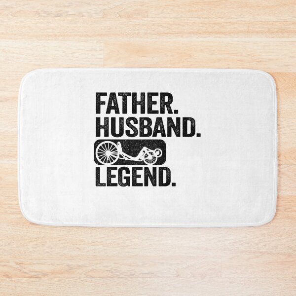 Item preview, Father Husband Recumbent Legend Funny Recumbent Bike designed and sold by Stronzi.