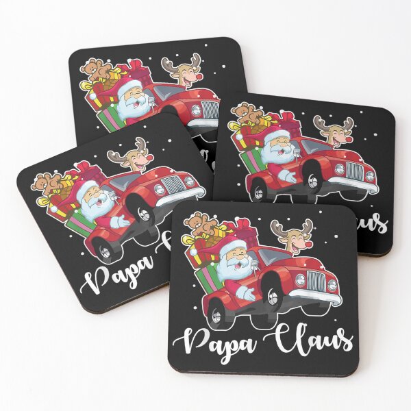 Item preview, Mens Papa Claus Truck Christmas designed and sold by lishakaren.
