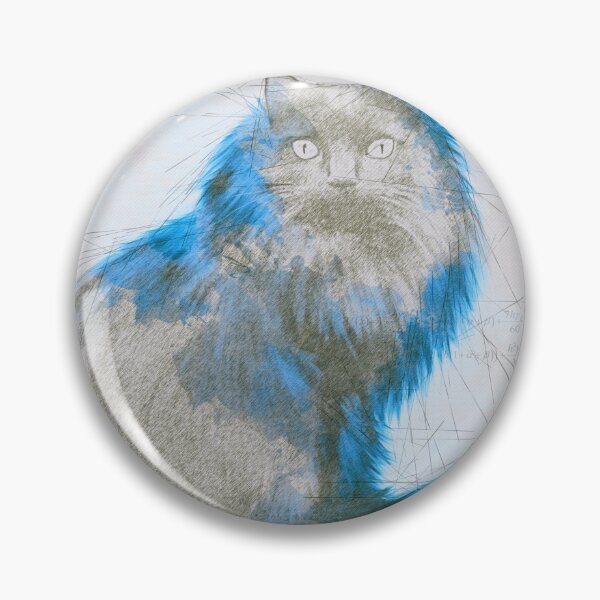 Item preview, Black cat abstract Сolor print designed and sold by artdragongift 15.