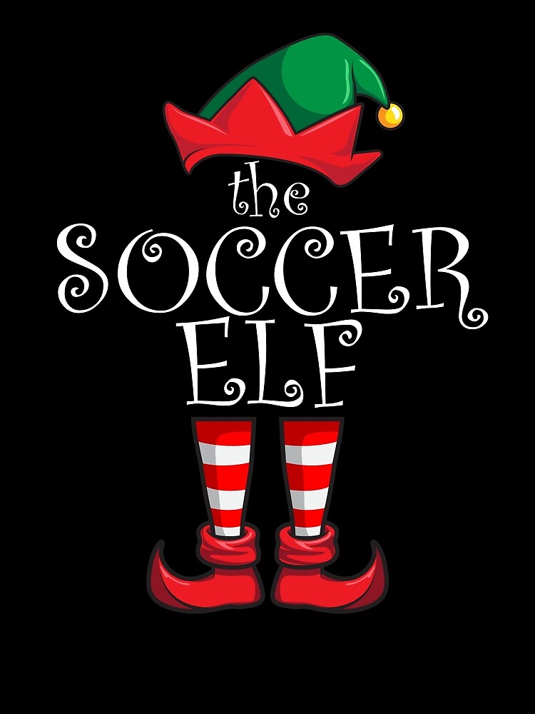Thumbnail 3 von 3, Tuch, Soccer Elf Matching Family Christmas Party Pajama Soccer Elf Gear designt und verkauft von DynamicDesign.