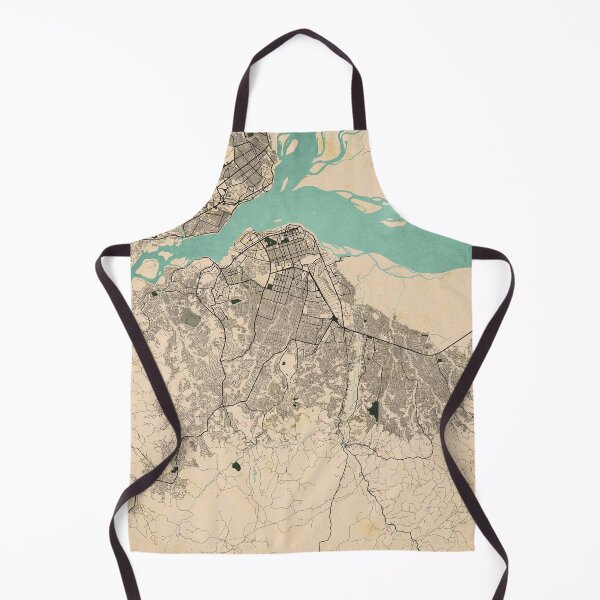 Item preview, Kinshasa City Map of Congo - Vintage designed and sold by deMAP.