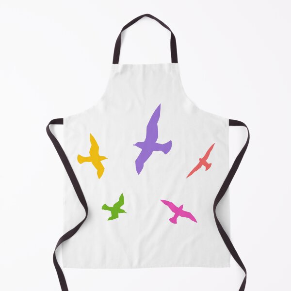 Item preview, Colorful silhouettes with seagulls designed and sold by MIRO3D.