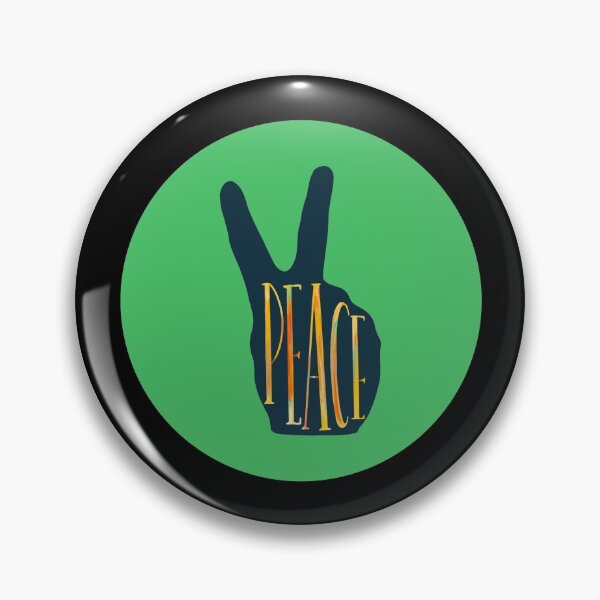 Item preview, Peace Hand Sign Peace green Love Freedom Hippie Gift designed and sold by Hyper-Field.