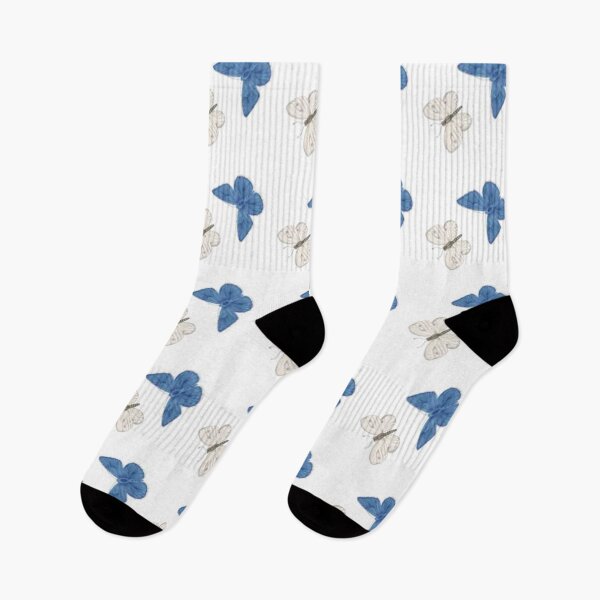 Item preview, White Blue Butterflies designed and sold by Pixelsadots.