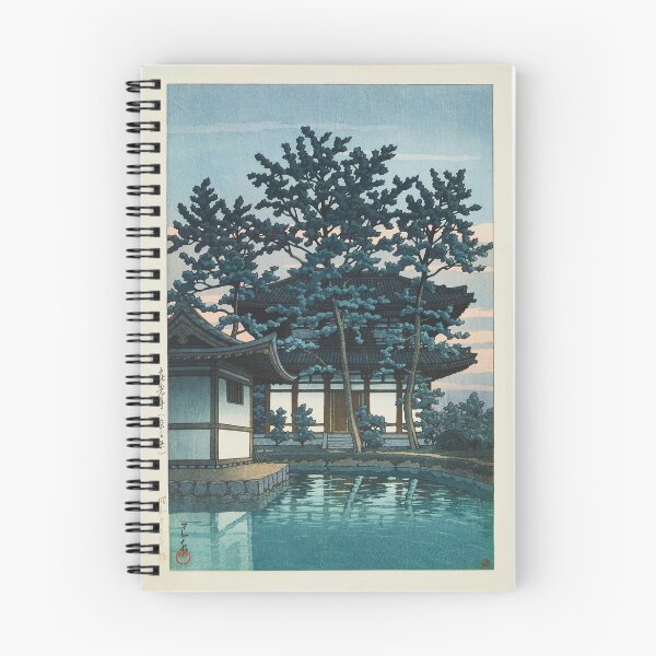 Item preview, Hasui Kawase - Kiko Temple, Nara Prefecture designed and sold by Ukiyo-e-Masters.