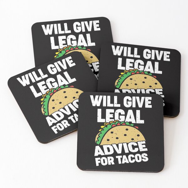 Item preview, Will Give Legal Advice For Tacos funny foodie lawyer  designed and sold by Majesticoo.